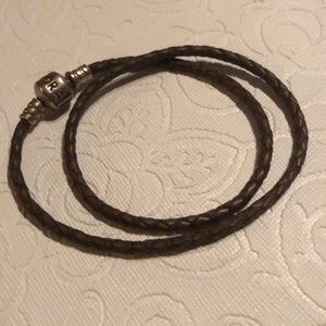 Pandora leather bracelet